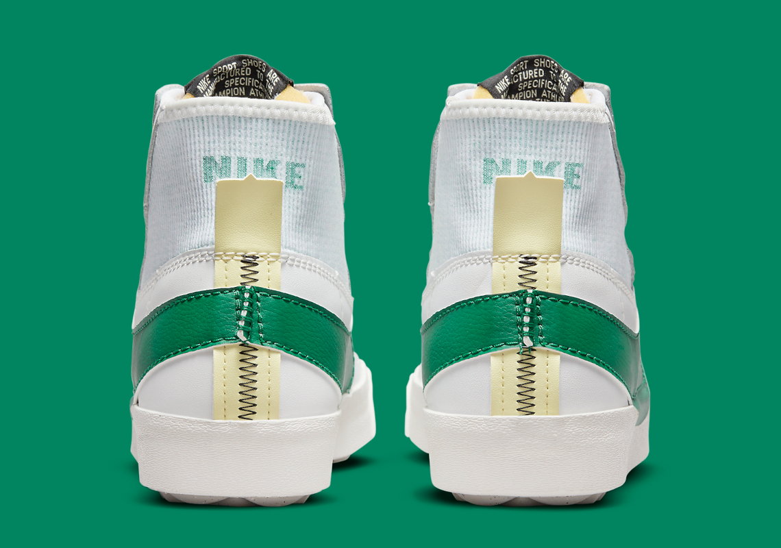 1638556420 238 El Nike Blazer Mid Jumbo aparece en blanco verde