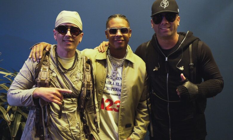 Fuego fue invitado especial en concierto de Wisin y Yandel en Colombia