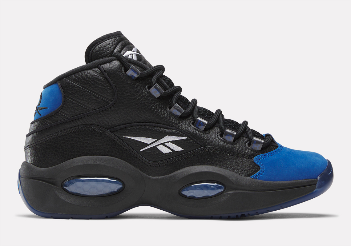 Reebok Question Mid Black And Blue RB0057 5